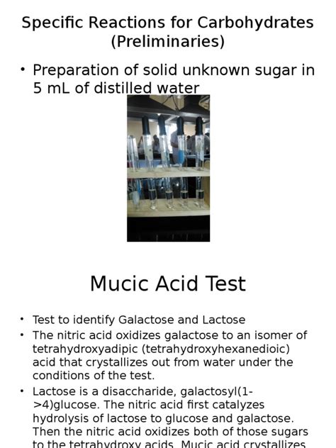 mucic acid test principle|Chapter 5 Carbohydrate Estimations .